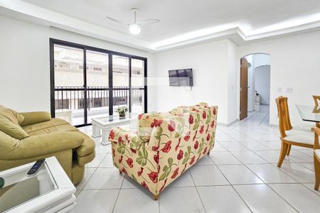 Sala de apartamento para alugar com 3 quartos, 118m² em Centro, Guarujá