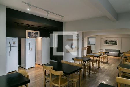 Studio à venda com 27m², 1 quarto e sem vagaÁrea gourmet