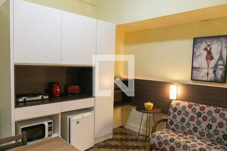 Studio à venda com 27m², 1 quarto e sem vagaSala