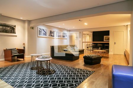 Studio à venda com 27m², 1 quarto e sem vagaHall social