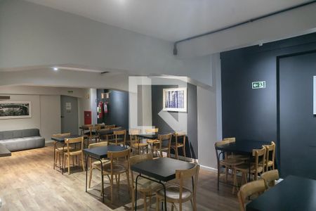 Studio à venda com 27m², 1 quarto e sem vagaÁrea gourmet