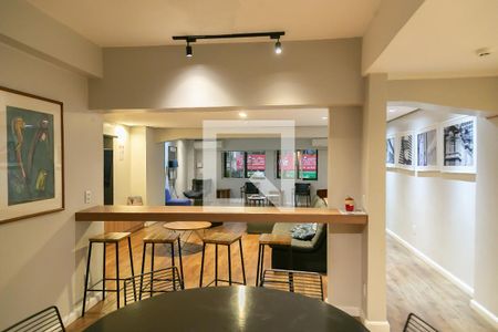 Studio à venda com 27m², 1 quarto e sem vagaHall social