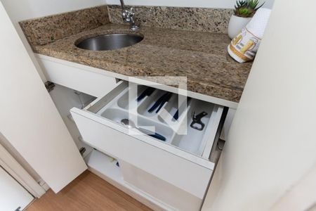 Studio à venda com 28m², 1 quarto e 1 vagaCozinha