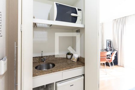 Studio à venda com 28m², 1 quarto e 1 vagaCozinha