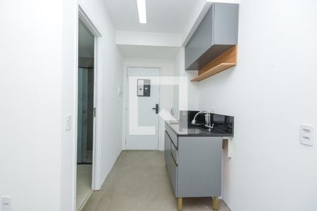 Cozinha de apartamento à venda com 1 quarto, 28m² em Pinheiros, São Paulo