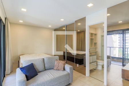 Sala/Quarto de apartamento para alugar com 1 quarto, 36m² em Campo Belo, São Paulo