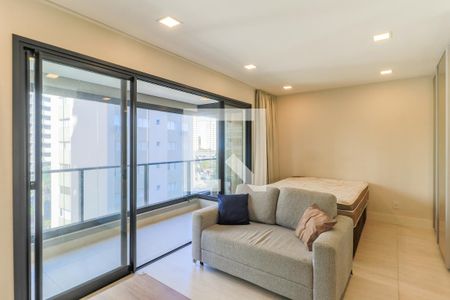 Sala/Quarto de apartamento para alugar com 1 quarto, 36m² em Campo Belo, São Paulo