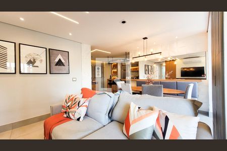 Sala de apartamento à venda com 2 quartos, 83m² em Taquaral, Campinas