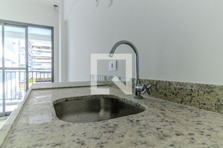 Cozinha de kitnet/studio à venda com 1 quarto, 24m² em Santa Efigênia, São Paulo