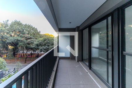 Varanda de apartamento à venda com 1 quarto, 44m² em Santa Efigênia, São Paulo