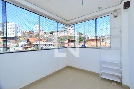 Varanda da Sala de apartamento para alugar com 4 quartos, 110m² em São Lucas, Belo Horizonte