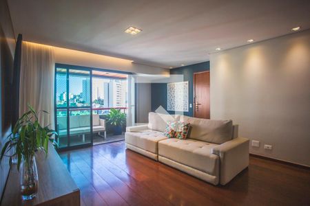 Sala de Estar de apartamento à venda com 3 quartos, 119m² em Chácara Inglesa, São Paulo
