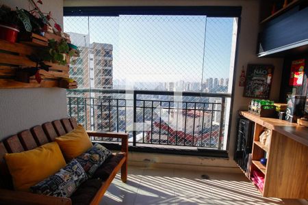 Varanda da Sala de apartamento para alugar com 2 quartos, 64m² em Jardim Parque Morumbi, São Paulo