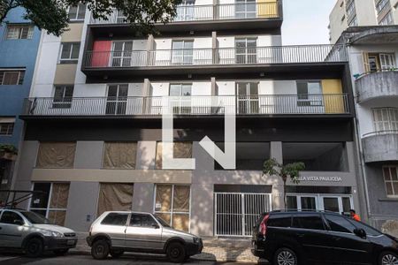 Studio à venda com 38m², 1 quarto e sem vagaFachada