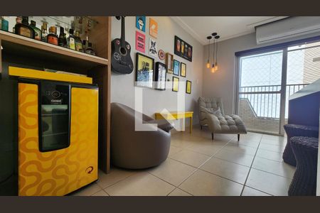 Detalhe Sala de apartamento para alugar com 3 quartos, 146m² em José Menino, Santos