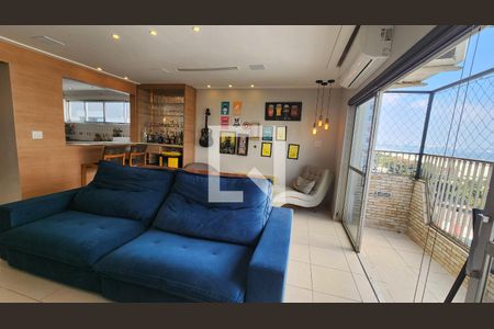 Detalhe Sala de apartamento para alugar com 3 quartos, 146m² em José Menino, Santos