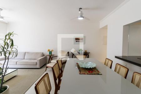 Sala de apartamento para alugar com 3 quartos, 140m² em Balneario Cidade Atlantica, Guarujá