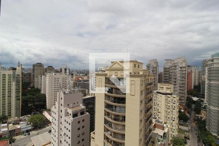 Vista da Varanda de kitnet/studio à venda com 1 quarto, 24m² em Vila Nova Conceição, São Paulo