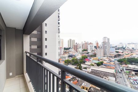 Sacada da Sala de apartamento para alugar com 1 quarto, 30m² em Vila Prudente, São Paulo