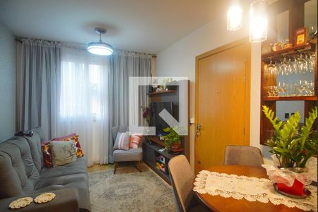 Sala de apartamento para alugar com 2 quartos, 51m² em Industrial, Novo Hamburgo