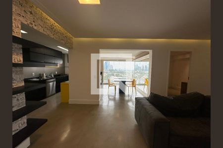 Sala de apartamento para alugar com 3 quartos, 107m² em Empresarial 18 do Forte, Barueri