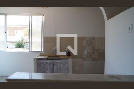 Cozinha de casa de condomínio para alugar com 1 quarto, 35m² em Jacarepaguá, Rio de Janeiro