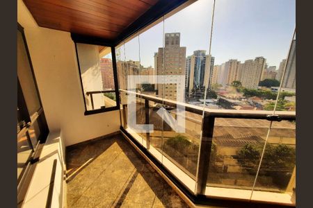 Varanda da Sala de apartamento para alugar com 4 quartos, 236m² em Indianópolis, São Paulo