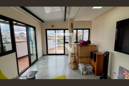 Apartamento à venda com 90m², 1 quarto e 2 vagasCobertura - Sala de Tv