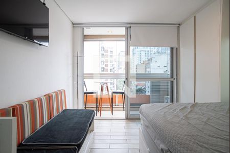 Sala/Quarto de kitnet/studio para alugar com 1 quarto, 23m² em Consolação, São Paulo