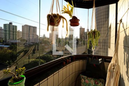 Sacada da Sala de apartamento à venda com 3 quartos, 107m² em Vila Bastos, Santo André