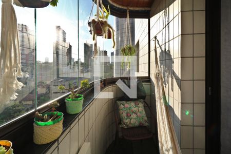 Sacada da Sala de apartamento à venda com 3 quartos, 107m² em Vila Bastos, Santo André