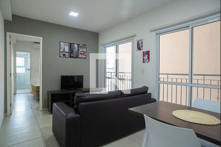 Sala de apartamento para alugar com 1 quarto, 45m² em Bela Vista, São Paulo
