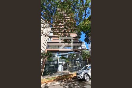 Fachada do Prédio de kitnet/studio para alugar com 1 quarto, 37m² em Pinheiros, São Paulo