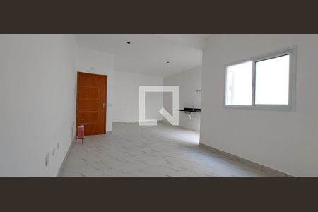Sala de apartamento à venda com 3 quartos, 78m² em Campestre, Santo André