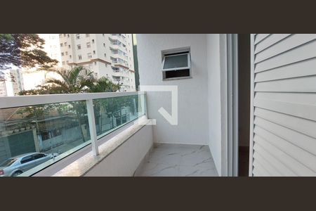 Varanda Quarto 1 suíte de apartamento à venda com 3 quartos, 78m² em Campestre, Santo André