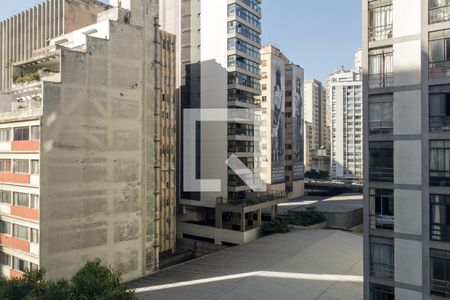 Vista da Sala de apartamento para alugar com 1 quarto, 25m² em Vila Buarque, São Paulo