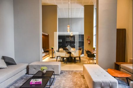 Studio à venda com 27m², 1 quarto e sem vagaSalão de festas