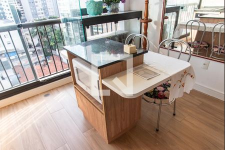 Cozinha de kitnet/studio à venda com 1 quarto, 27m² em Vila Mariana, São Paulo