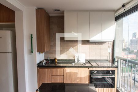 Cozinha de kitnet/studio à venda com 1 quarto, 27m² em Vila Mariana, São Paulo