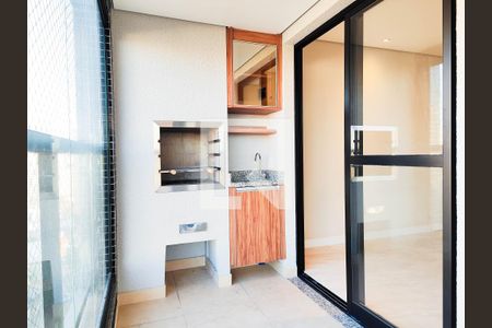 Varanda Gourmet de apartamento à venda com 2 quartos, 54m² em Parque das Nações, Santo André