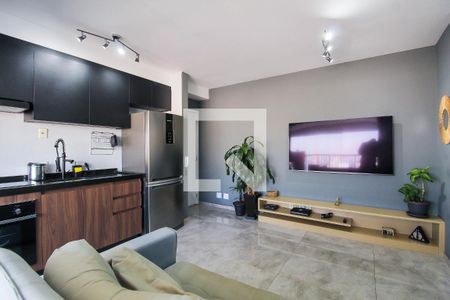 Sala de apartamento à venda com 1 quarto, 44m² em Belenzinho, São Paulo