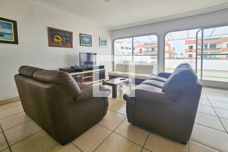 Sala de apartamento para alugar com 4 quartos, 300m² em Vila Júlia, Guarujá