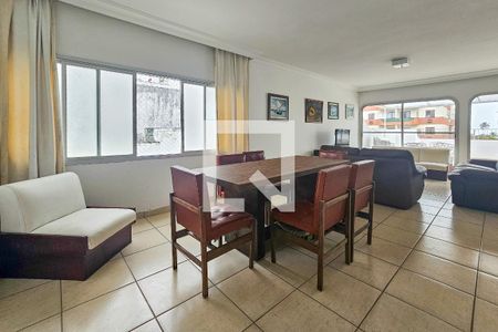 Sala de apartamento para alugar com 4 quartos, 300m² em Vila Júlia, Guarujá