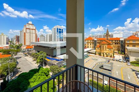 Varanda da Sala de kitnet/studio à venda com 1 quarto, 34m² em Vila Mariana, São Paulo