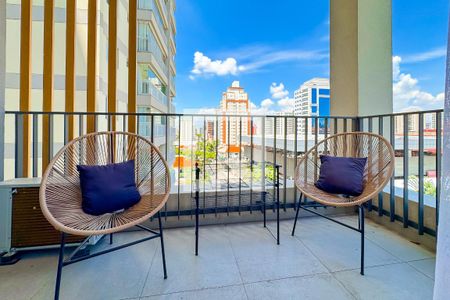 Varanda da Sala de kitnet/studio à venda com 1 quarto, 34m² em Vila Mariana, São Paulo