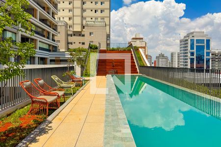 Studio à venda com 34m², 1 quarto e sem vagaPiscina