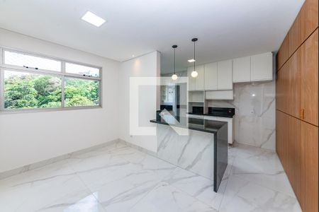 Sala/Cozinha de apartamento para alugar com 3 quartos, 99m² em Luxemburgo, Belo Horizonte