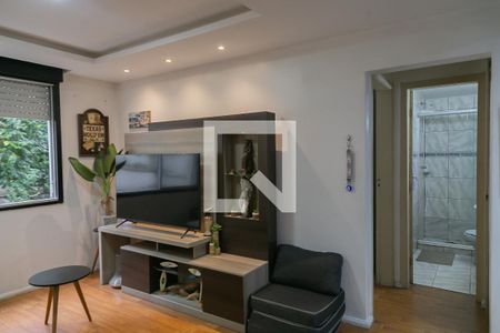 Sala de apartamento à venda com 1 quarto, 60m² em Centro Histórico, Porto Alegre