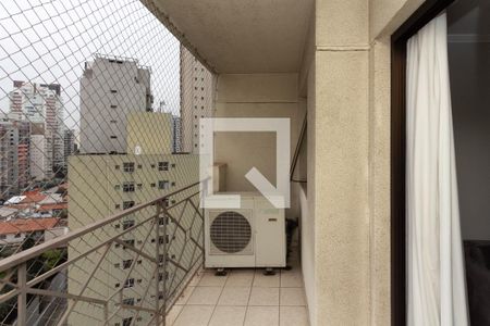 Varanda da Sala de apartamento à venda com 2 quartos, 51m² em Vila Olímpia, São Paulo