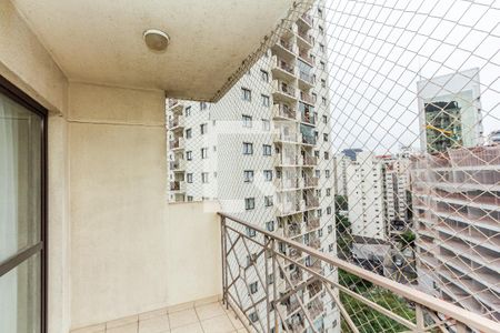 Varanda da Sala de apartamento à venda com 2 quartos, 51m² em Vila Olímpia, São Paulo